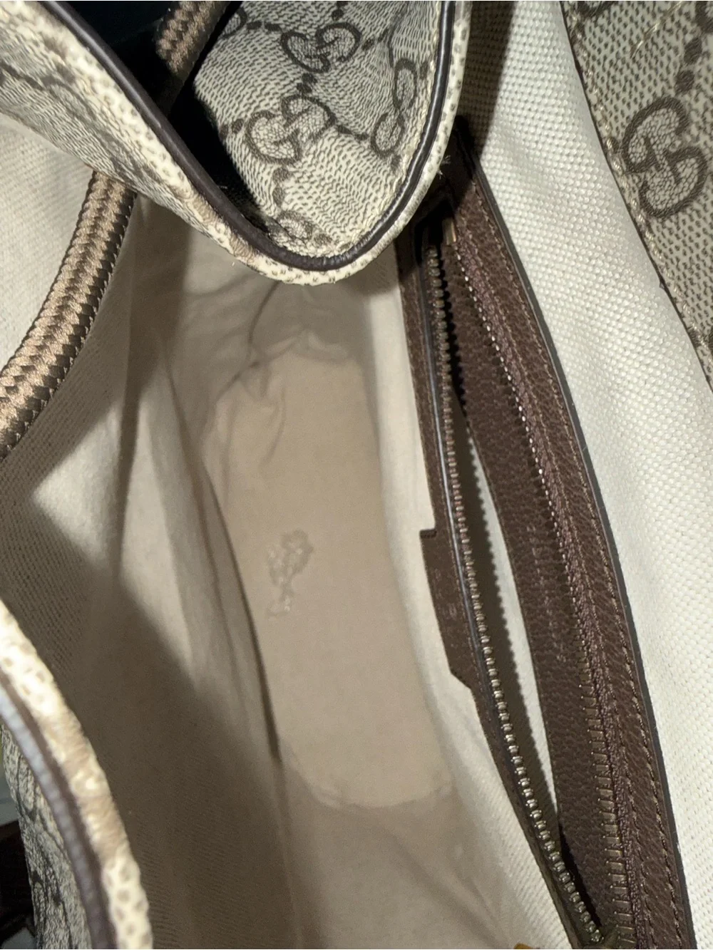 Gucci backpack beige